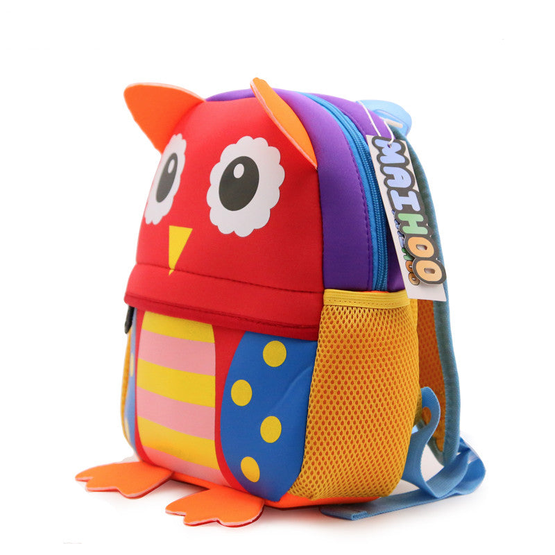 Cute Small Sling Daypack Cartoon Monkey Crossbody Bag Pink-monkey